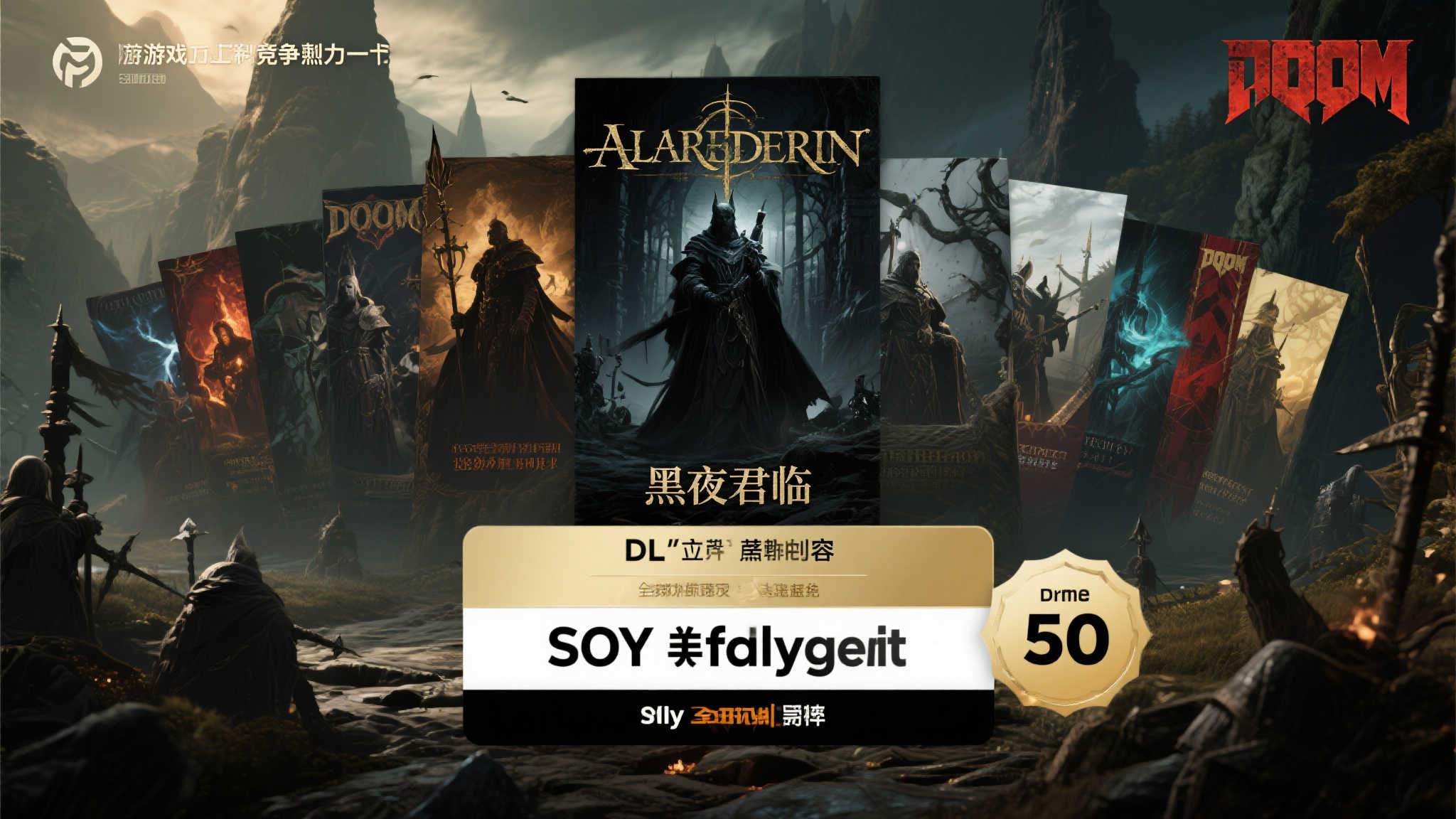 黑夜君临：艾尔登法环勇夺美国5月销量冠军，超越DOOM！
